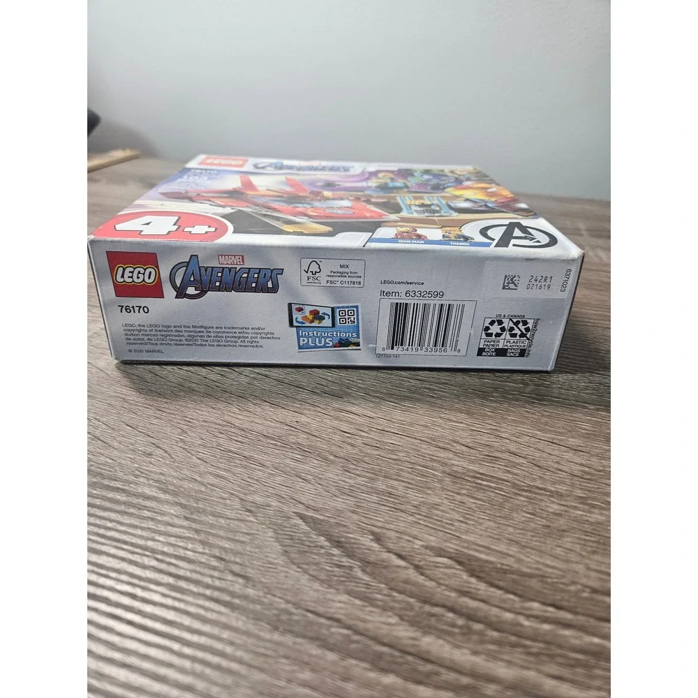 LEGO Marvel Avengers Iron Man vs Thanos 76170 Building Set 103 Pcs New Sealed
